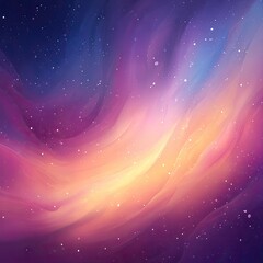 Obraz premium Cosmic nebula, swirling colors, starry night