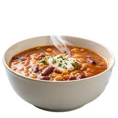 Delicious Chili Recipe: Steaming Bowl of Kidney Beans, Pinto Beans, and Spices