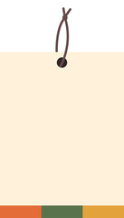 명절 전통 메모지 