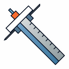 Scribing tool with ruler and pointer