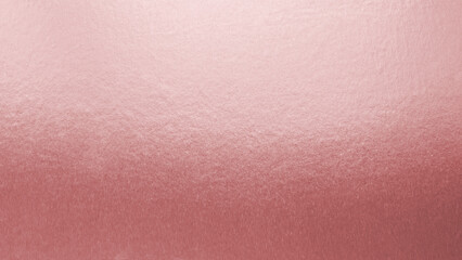 Rose gold pink background foil leaf metallic texture wrapping paper for shiny glowing wallpaper design decoration, reflective luminous gradient backdrop