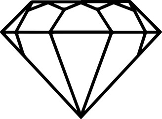 "Geometric Diamond Earrings Silhouette"