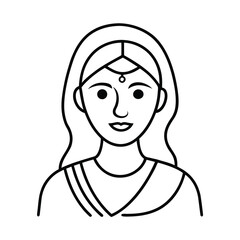 Diwali vector art of stylized silhouette of a lotus flower with open petals, isolated