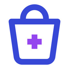 Fototapeta premium shopping and ecommerce twotone icon set