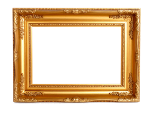 Frame, golden, decorative, elegant, isolated, classic, vintage, ornate, rectangular, detailed, luxurious, metallic, border, art, object, empty, glossy, beautiful, accessory, blank, style, interior, mo