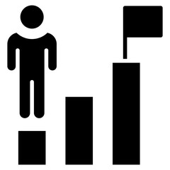 Challenge glyph icon