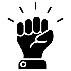Obraz premium Spirit glyph icon
