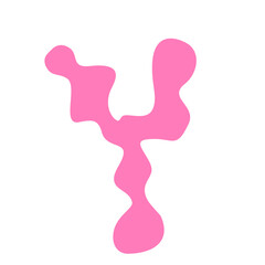 Alphabet and number bumble colour pink