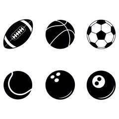 set of sport balls