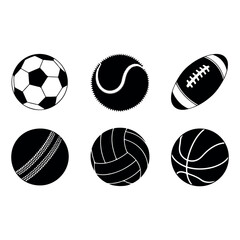 set of sports balls