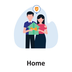 Home Vector Illustration which can easily edit or modify