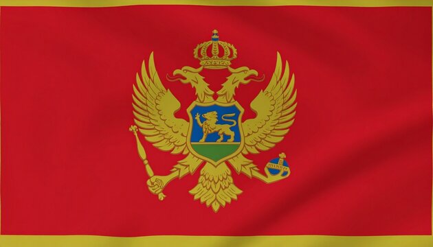 Flag of Montenegro - Powered by Adobe