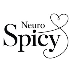 Neuro Spicy Logo Design with Heart Shape Creative Branding Graphic Element for Modern Company Identity and Marketing Materials