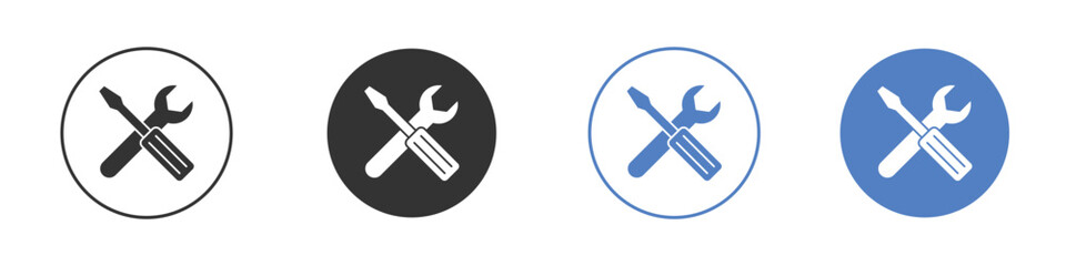 Repair tools icon symbol. Quality design element.