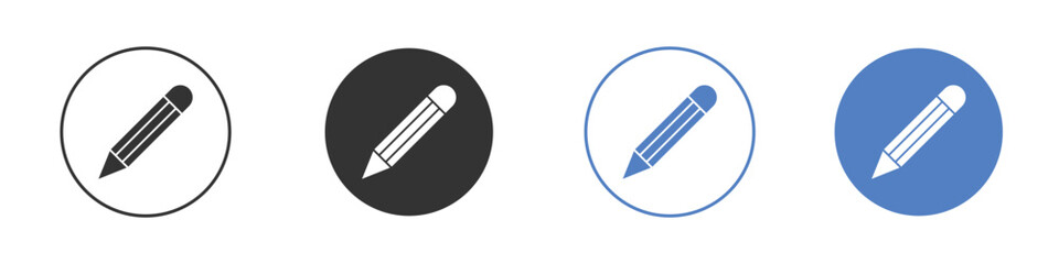 Pencil icon symbol. Quality design element.