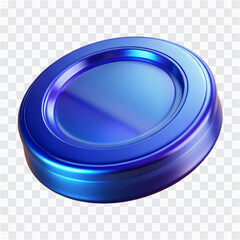 3D Glossy Glass Coin Icon | Transparent Currency, Money & Finance Symbol 2