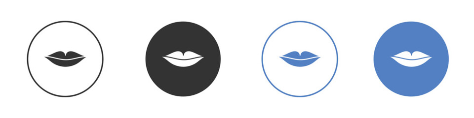 Lips icon symbol. Quality design element.