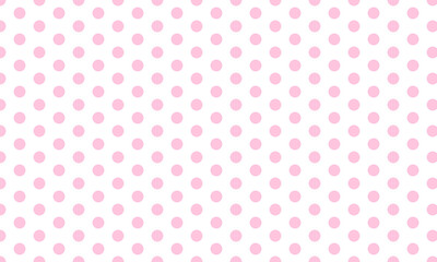 パステルカラーのシンプルドット