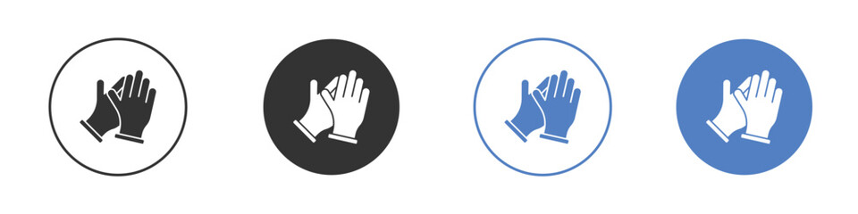 Glove icon symbol. Quality design element.