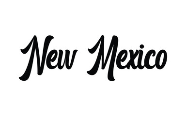 Vector New Mexico text typography design for tshirt hoodie baseball cap jacket and other uses vector