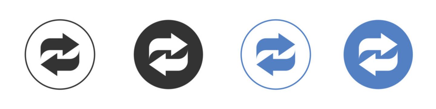 Exchange icon symbol. Quality design element.