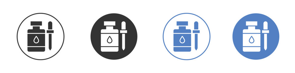 Essential oils icon symbol. Quality design element.