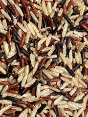 close up of rice background