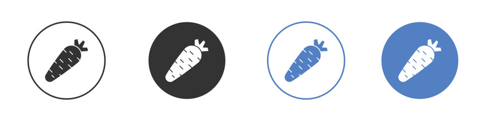 Carrot icon symbol. Quality design element.
