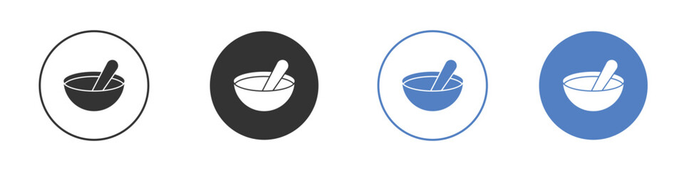 Bowl of soup icon symbol. Quality design element.