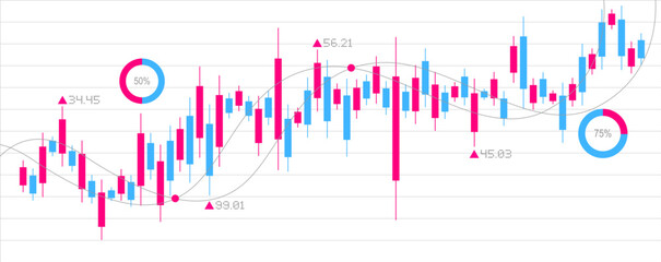infografica, economia, finanza, andamento azioni, valori, mercato