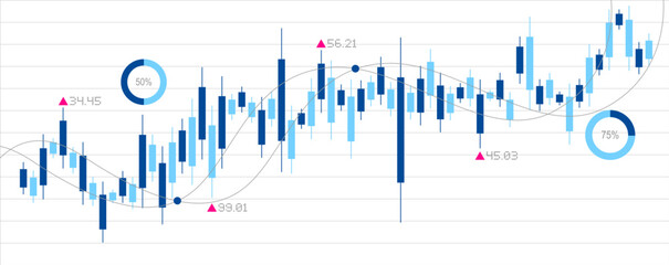 infografica, economia, finanza, andamento azioni, valori, mercato