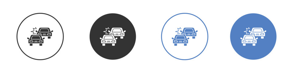 Accident icon symbol. Quality design element.