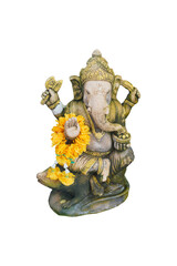 Lord Ganesha is the Hindu elephant god, symbolizing protection and removing obstacles from the path of life. He is one of the most popular gods in Hinduism. His ivory tusk symbolizes intellectual