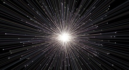 Fototapeta premium Abstract light burst background with rays emanating from a central point