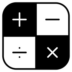 Obraz premium Mathematics outline mixed icon