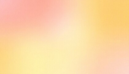 Soft Peach To Pastel Yellow Gradient Background With Dreamy Grainy Texture