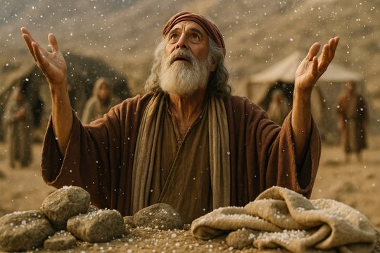 Manna from Heaven: Divine Provision for the Israelites in the Wilderness