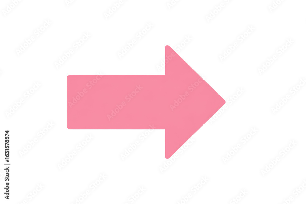 Canvas Prints a pink arrow pointing to the right