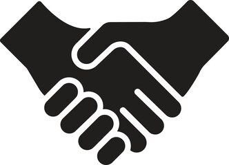 Handshake Icon Symbol of Agreement, Partnership, and Collaboration
