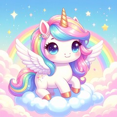 虹色ちびペガサス