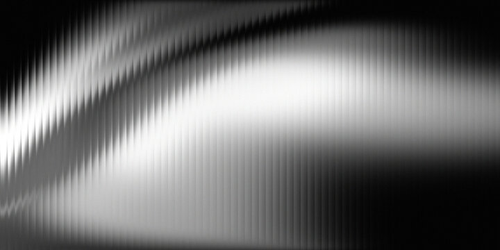 monochrome abstract background with vertical noise texture and transparent glass effect, black white gradient for modern web design, tech presentation, luxury branding, fashion banner.
