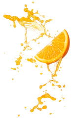 orange splash