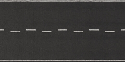Double Dotted Line Asphalt Road Dark Asphalt Texture