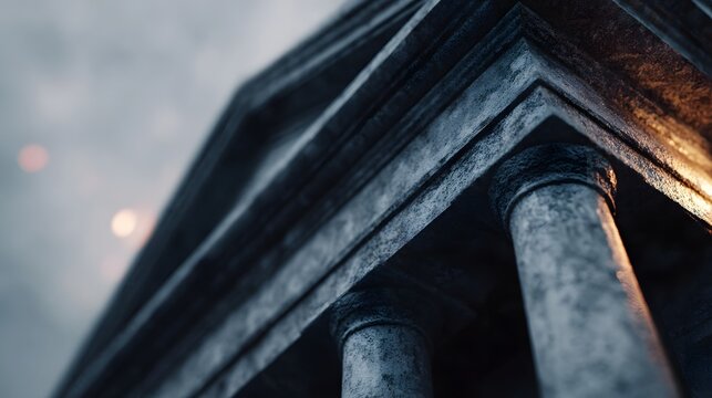 A stately bank building symbolizing institutional investment