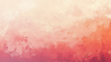 Abstract orange and pink watercolor background texture.