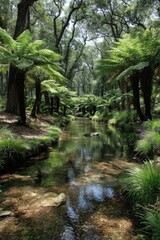 Lush forest stream (2)