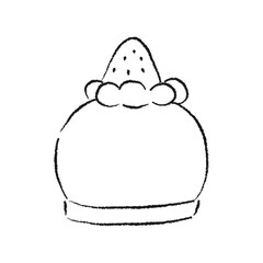 ケーキの線画
イラスト