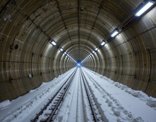 Obraz premium maintaining proper temperature control inside tunnels prevents freezing and thawing cycles that cause material deterioration and structural weakening.