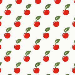 seamless pattern with cherry