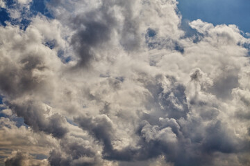 Whirling cloud texture in close-up — the aesthetics of natural chaos and order. Used in art projects, scientific visualizations, and neurographics.